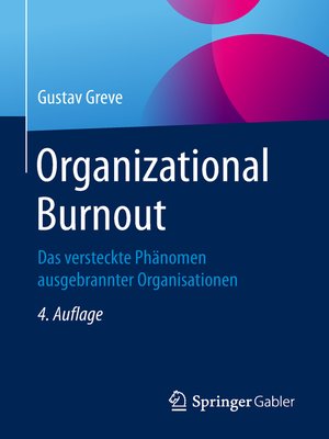 cover image of Organizational Burnout